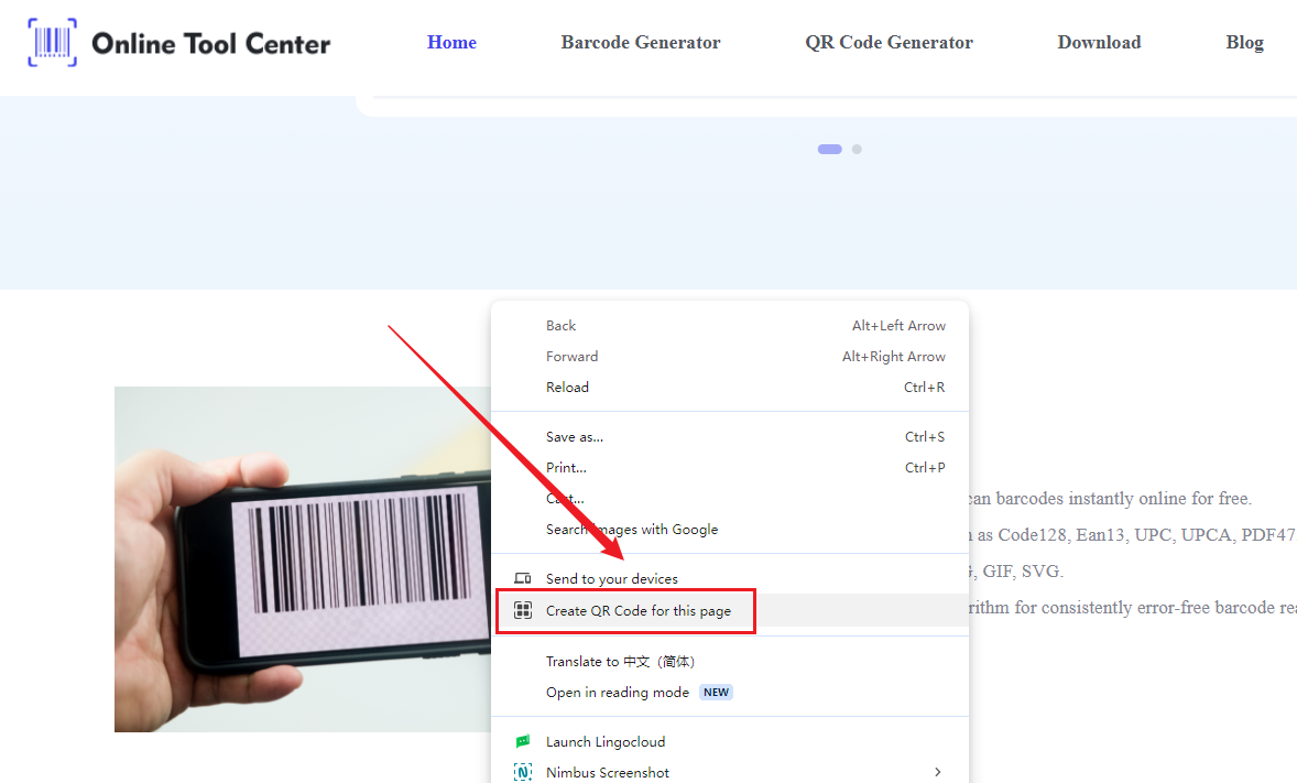 谷歌Chrome创建二维码.png